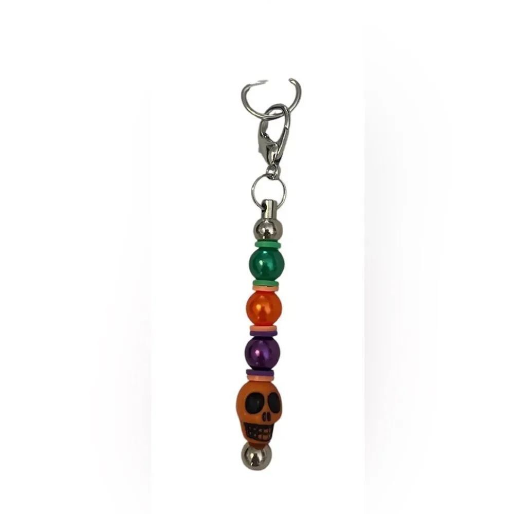 NWT Angela’s Designs one of a kind handmade beaded Halloween cell phone charm